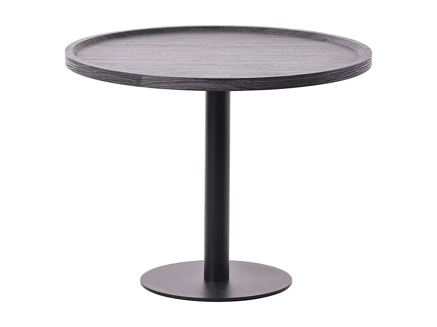 Lot de Kombi  Table d'appoint - rond Ø 40 cm - Bois - Gris - Aspen