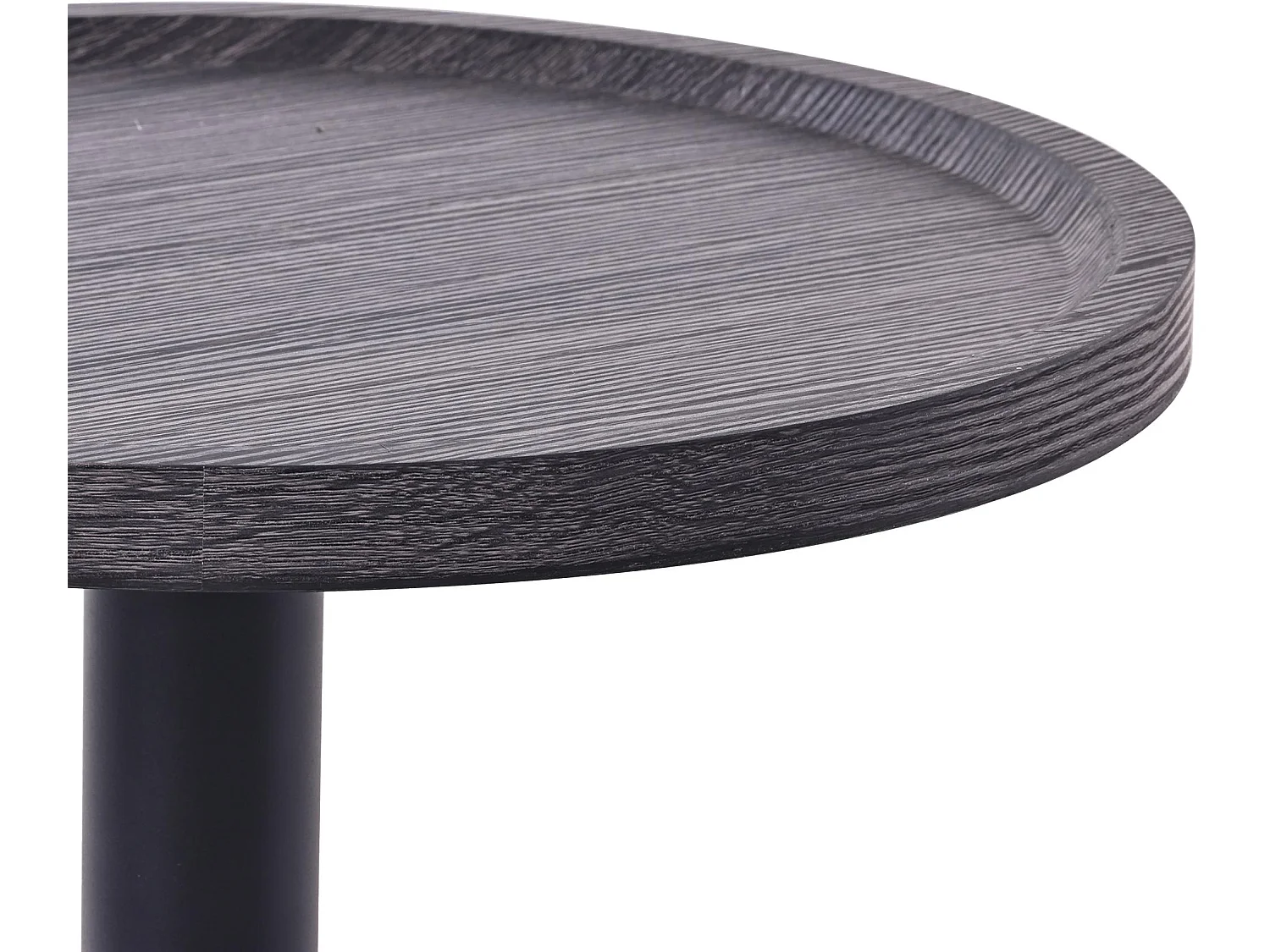 Table d'appoint - rond Ø 40 cm - Bois - Gris - Aspen