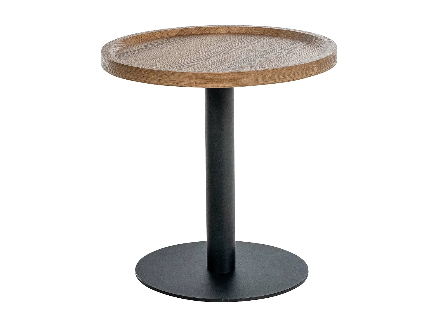 Lot de Kombi  Table d'appoint - rond Ø 40 cm - Bois - Marron - Aspen