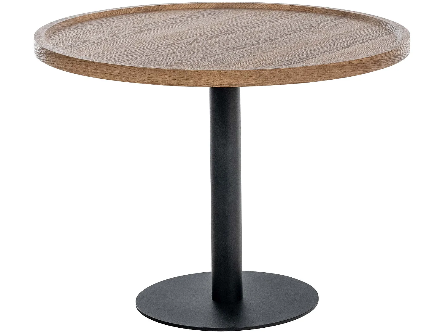 Lot de Kombi  Table d'appoint - rond Ø 60 cm - Bois - Marron - Aspen