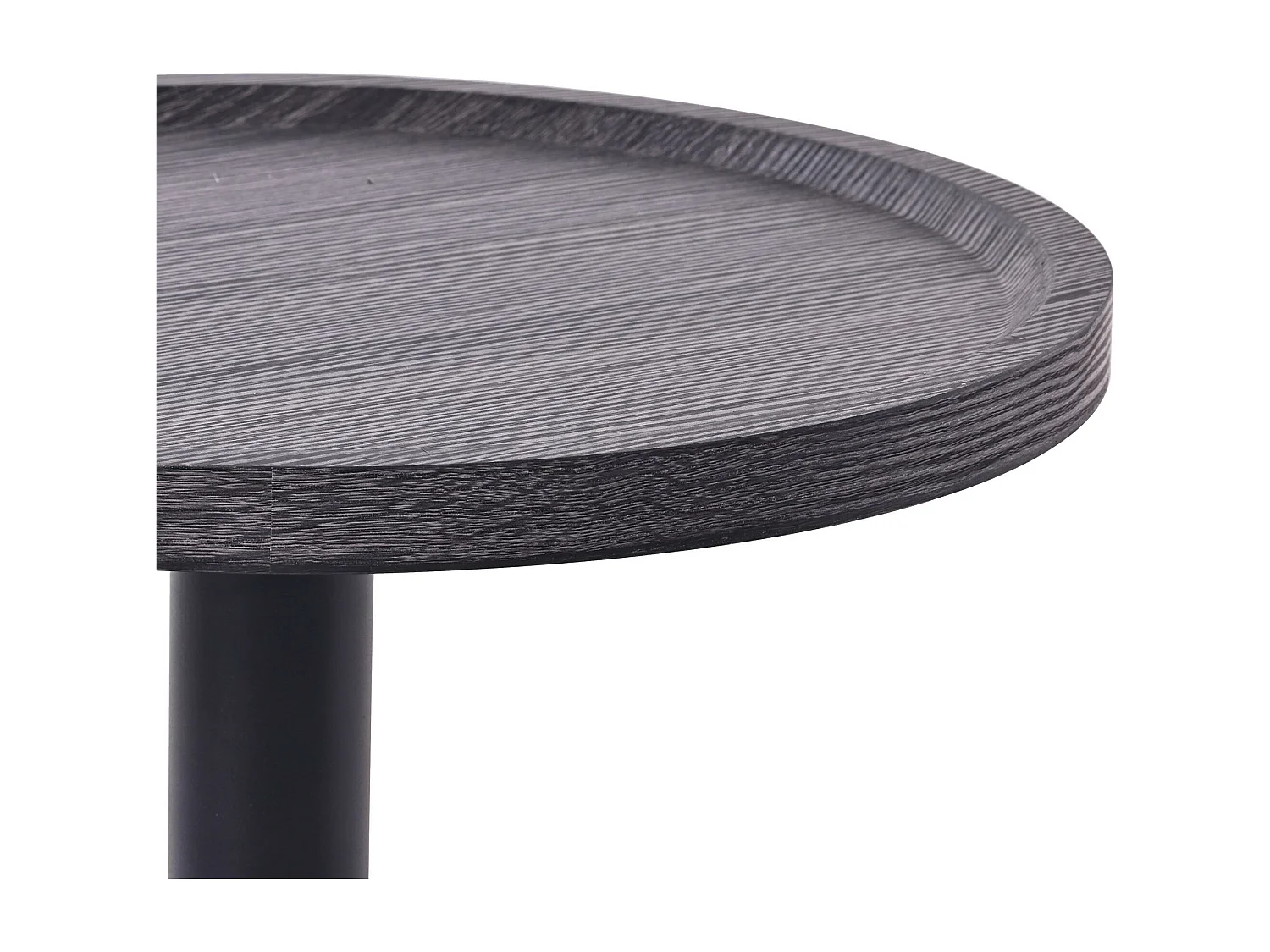 Table d'appoint - rond Ø 60 cm - Bois - Gris - Aspen