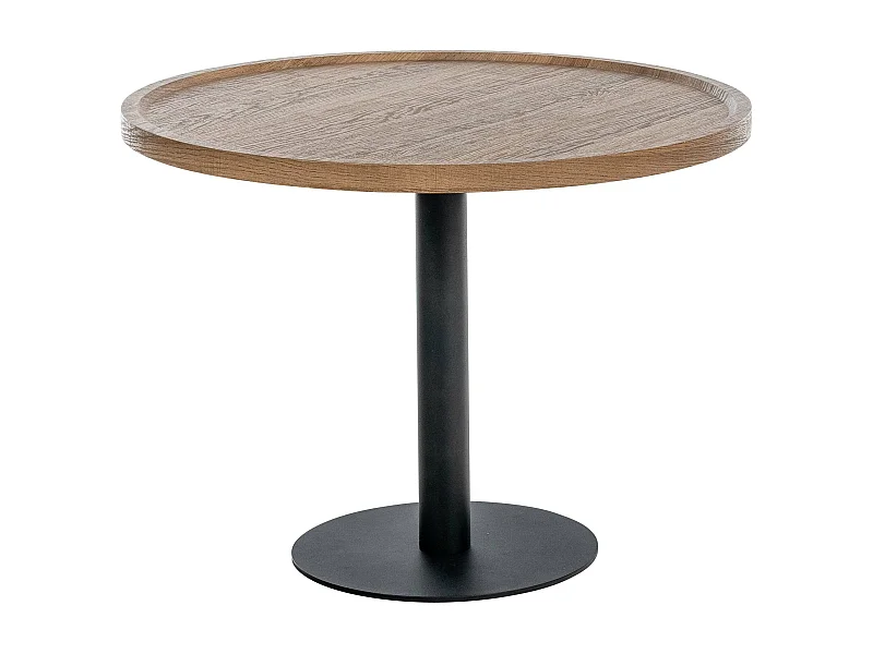 Table d'appoint - rond Ø 60 cm - Bois - Marron - Aspen