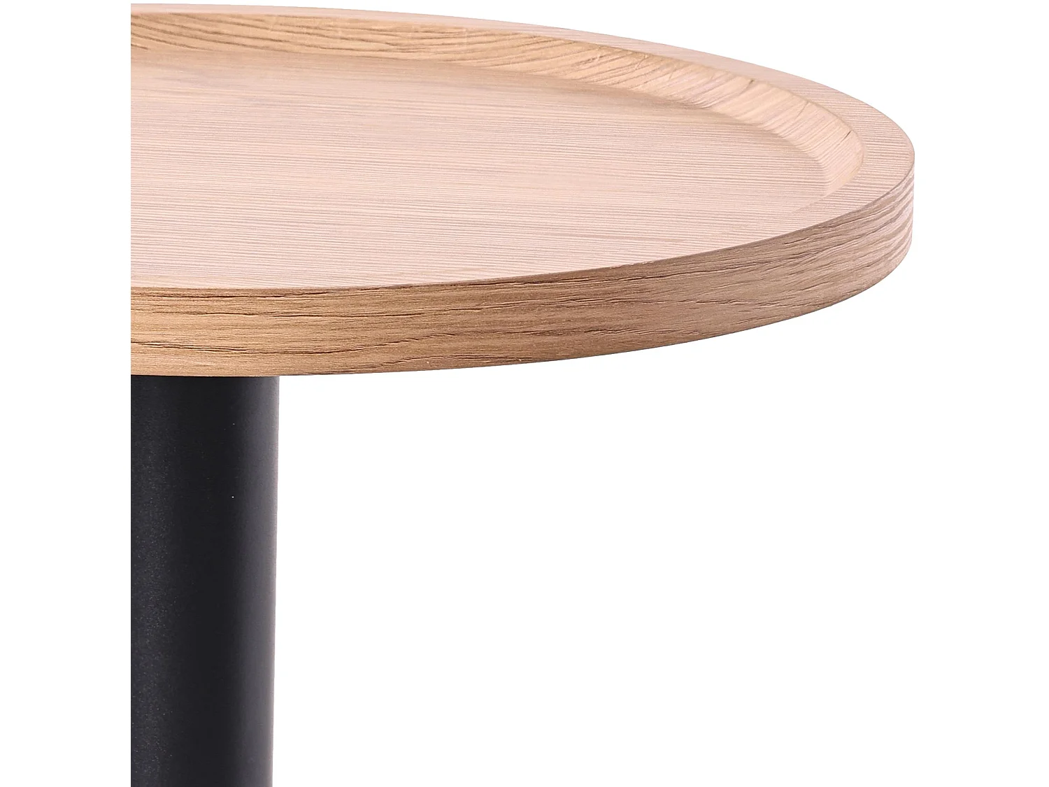 Table d'appoint - rond Ø 40 cm - Bois - Nature - Aspen