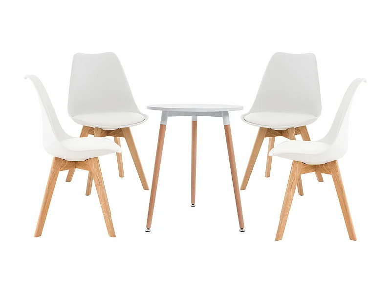 Ensemble de salle à manger - Table + 4 Chaises - Lamalie