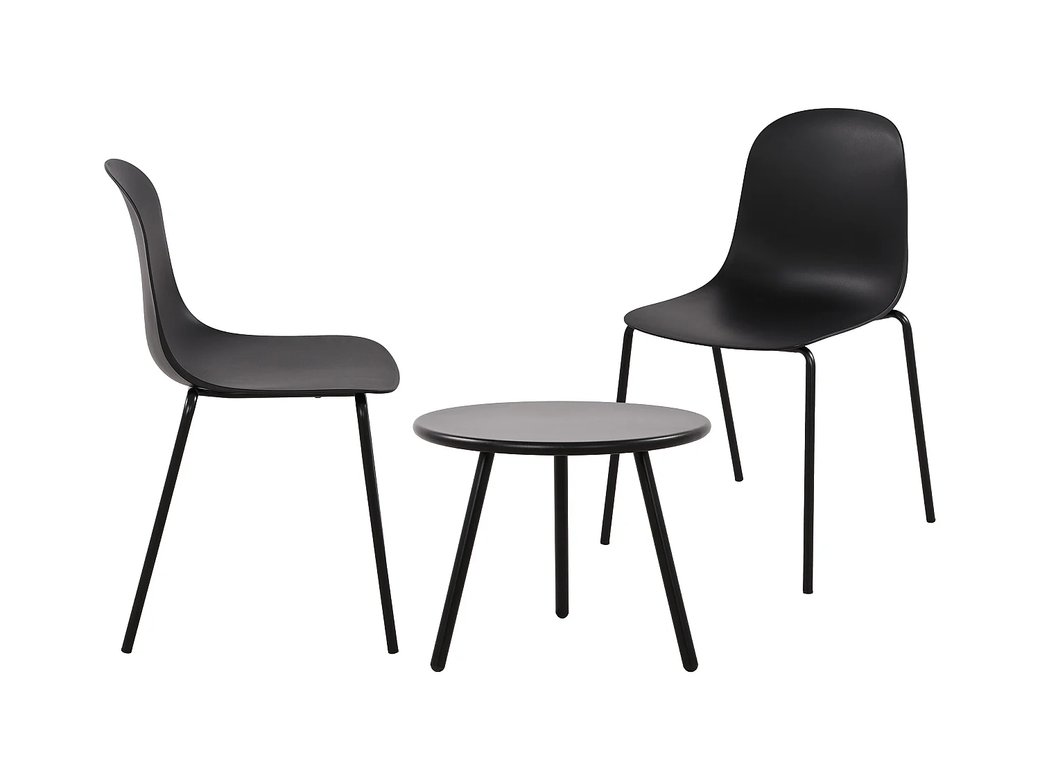 Ensemble de jardin - Table + 2 Chaises - Mindin