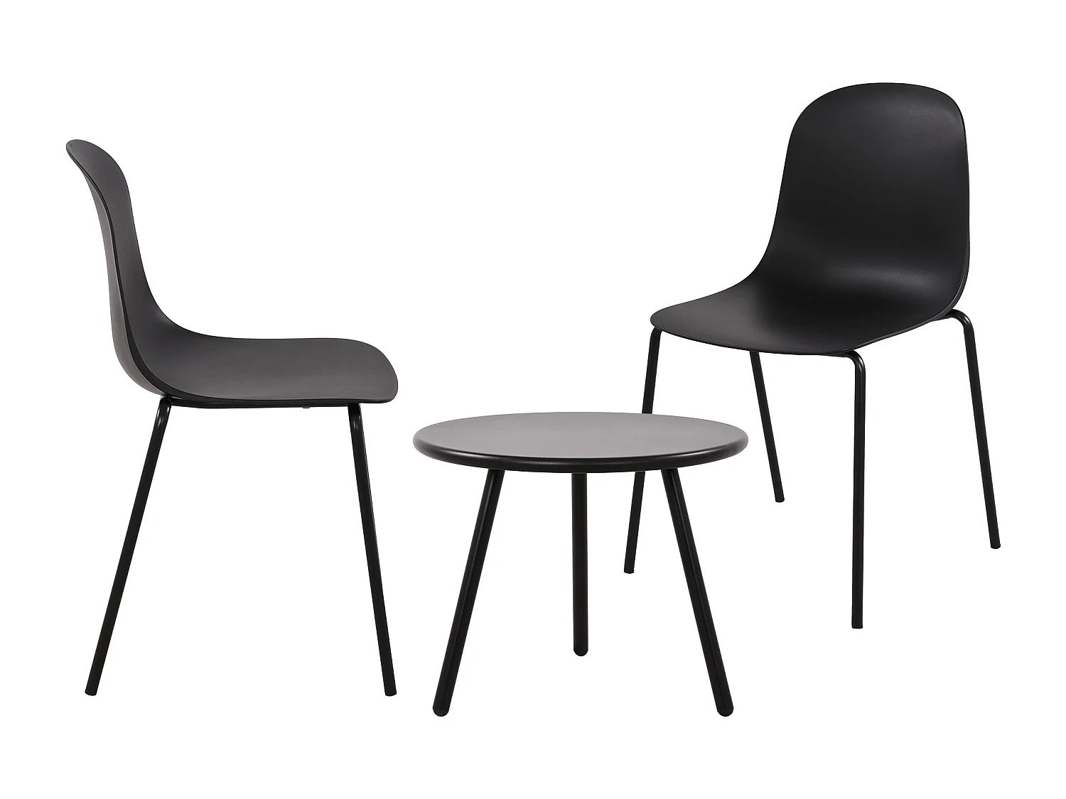 Ensemble de jardin - Table + 2 Chaises - Mindin