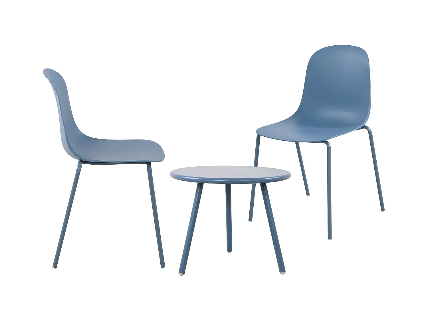 Ensemble de jardin - Table + 2 Chaises - Mindin