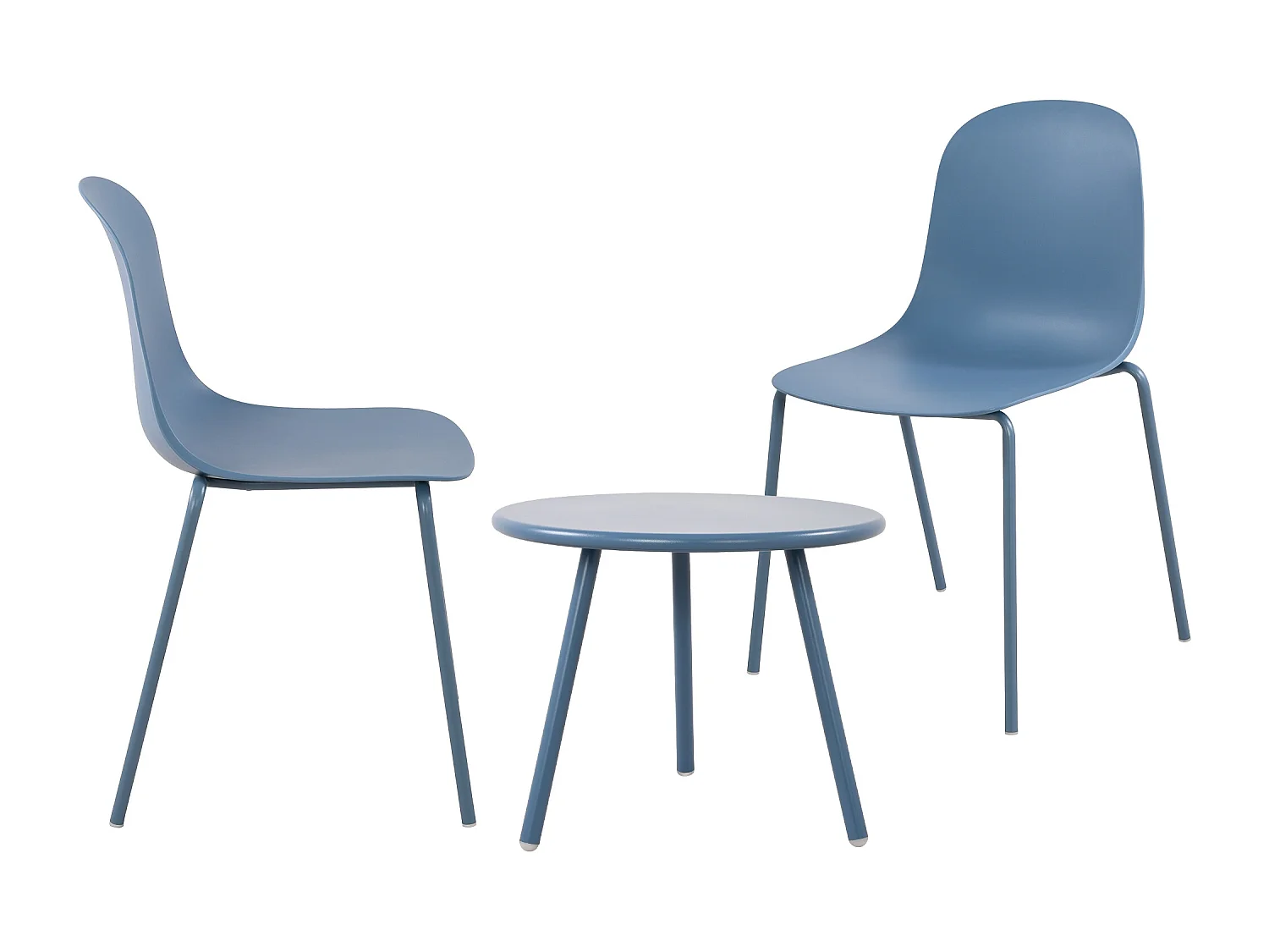 Ensemble de jardin - Table + 2 Chaises - Mindin