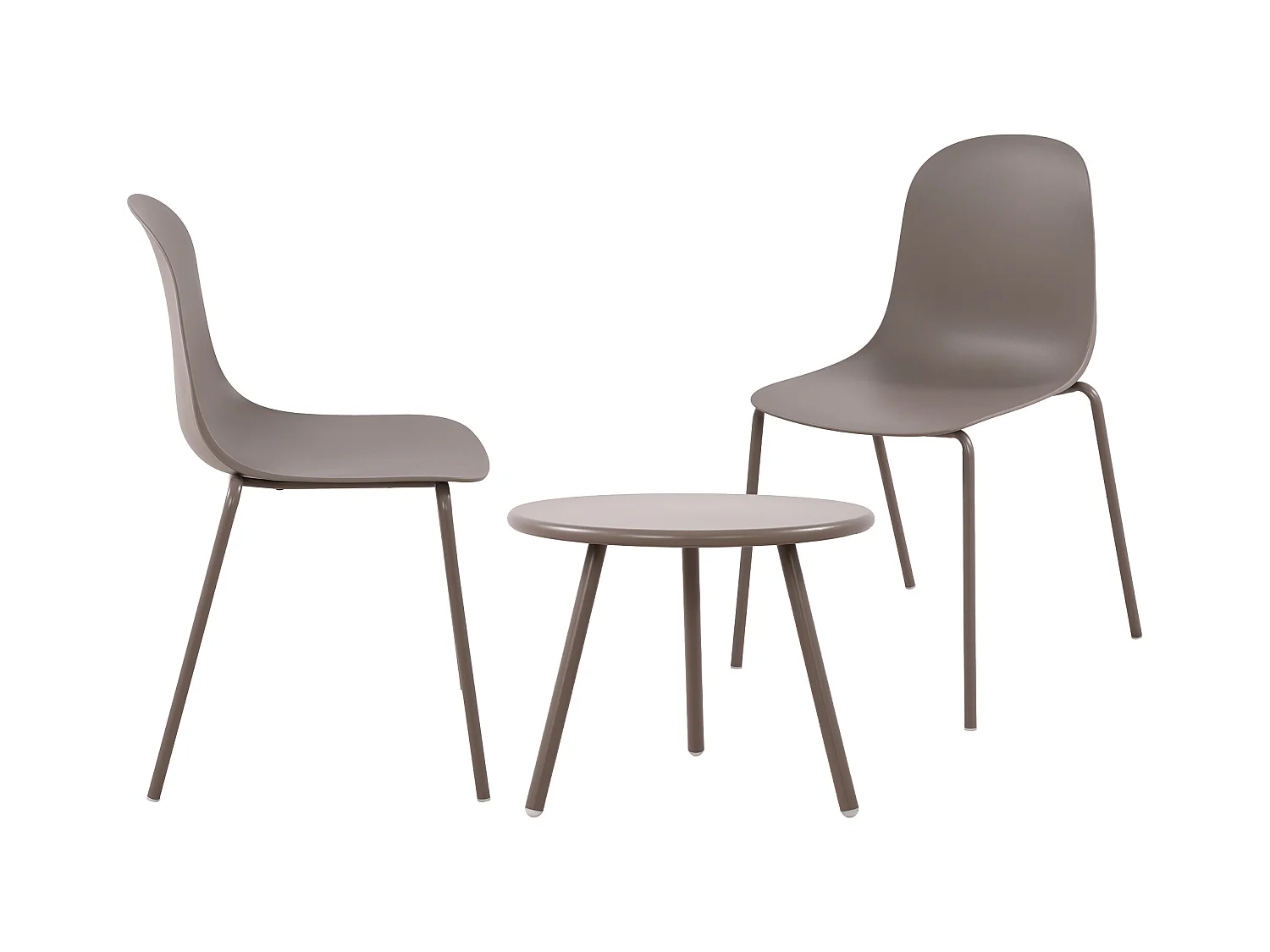 Ensemble de jardin - Table + 2 Chaises - Mindin