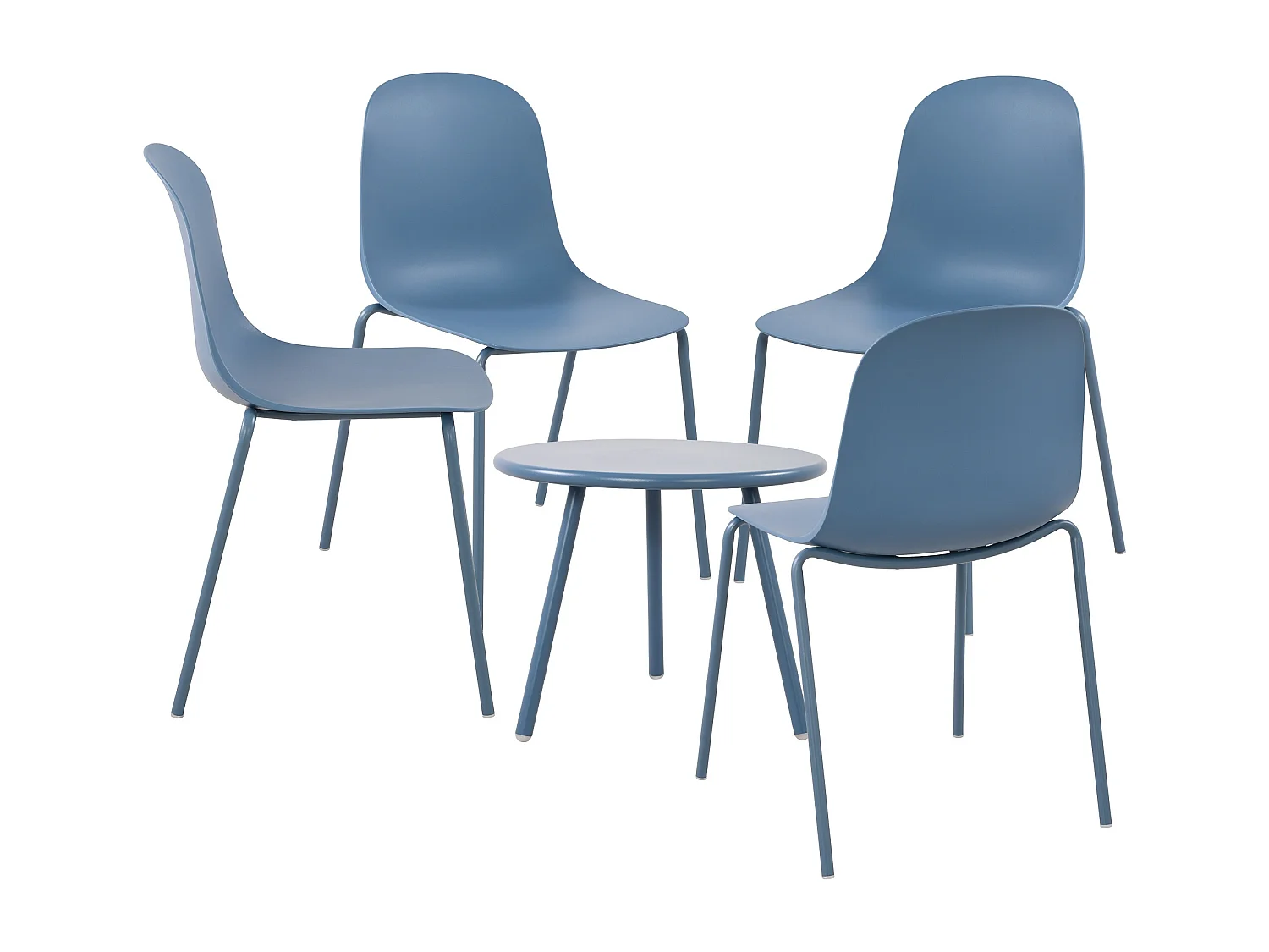 Ensemble de jardin - Table + 4 Chaises - Berdin