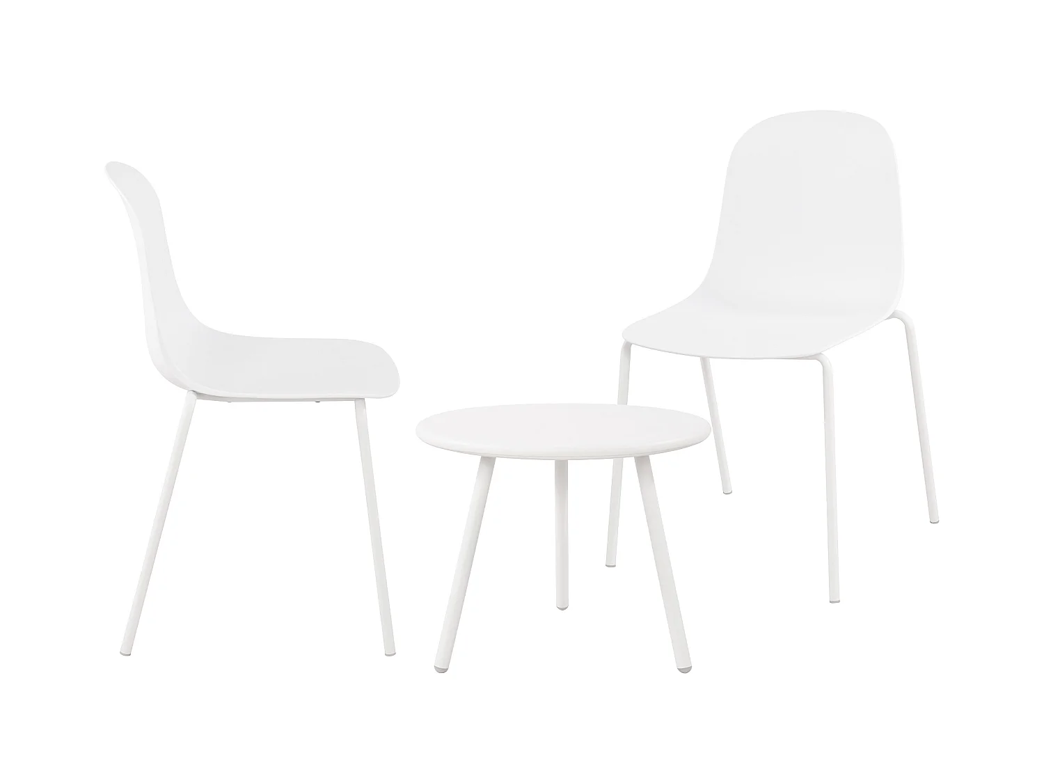 Ensemble de jardin - Table + 2 Chaises - Mindin