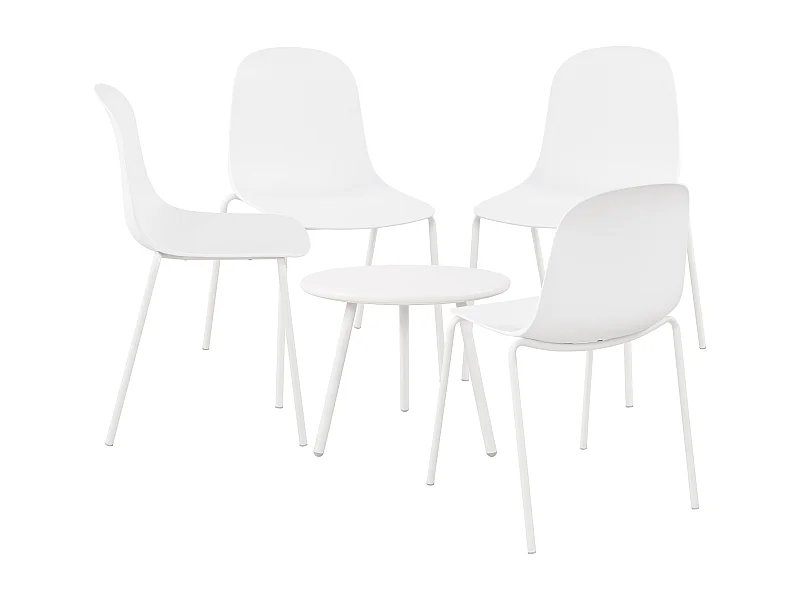 Ensemble de jardin - Table + 4 Chaises - Berdin