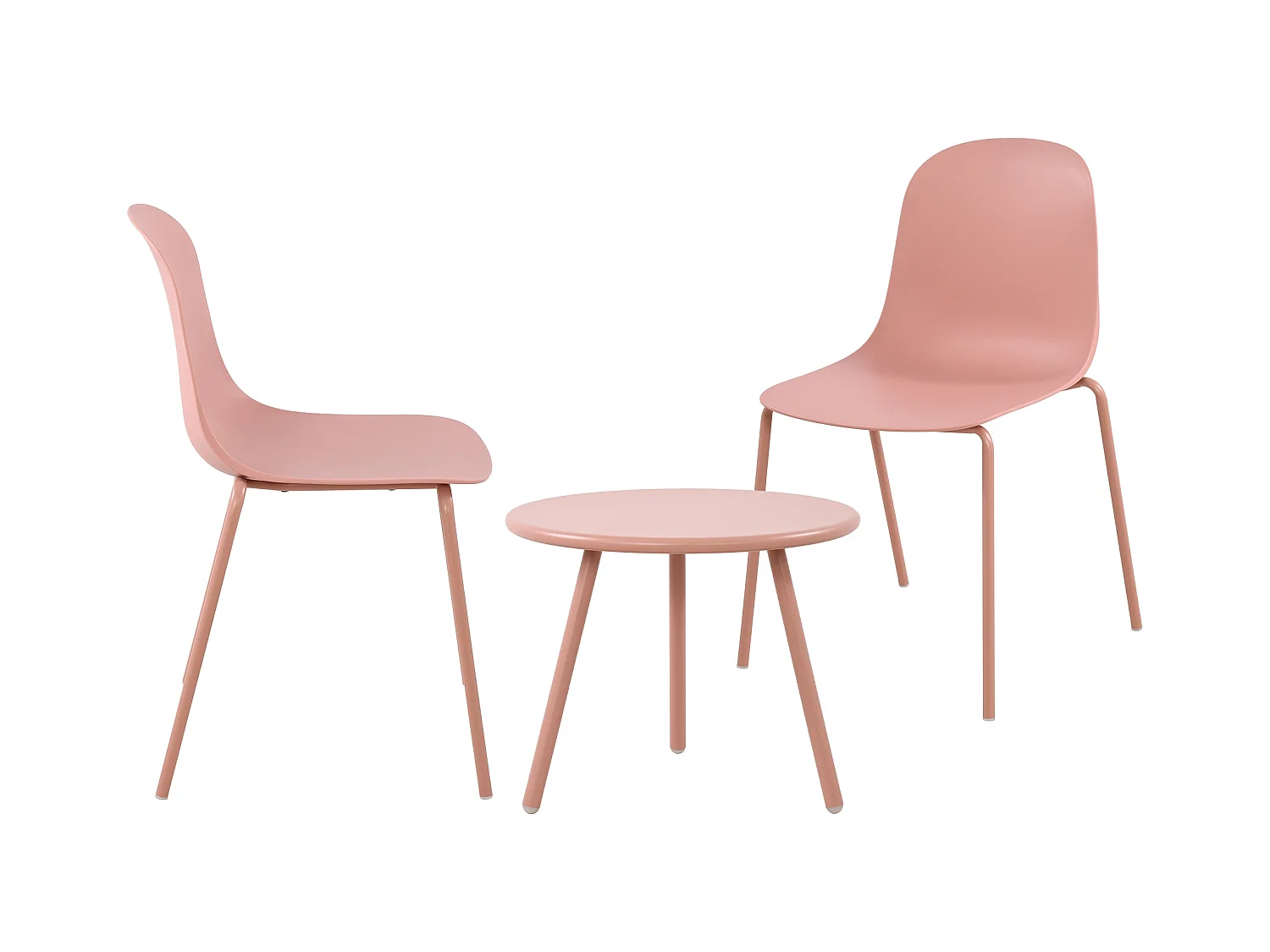 Ensemble de jardin - Table + 2 Chaises - Mindin