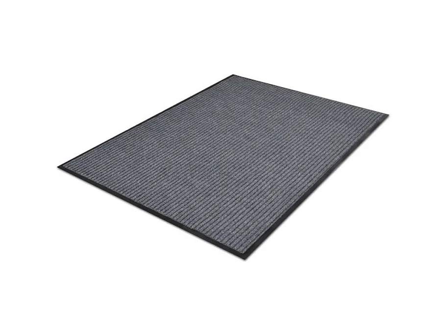 Graue PVC Türmatte 90 x 60 cm