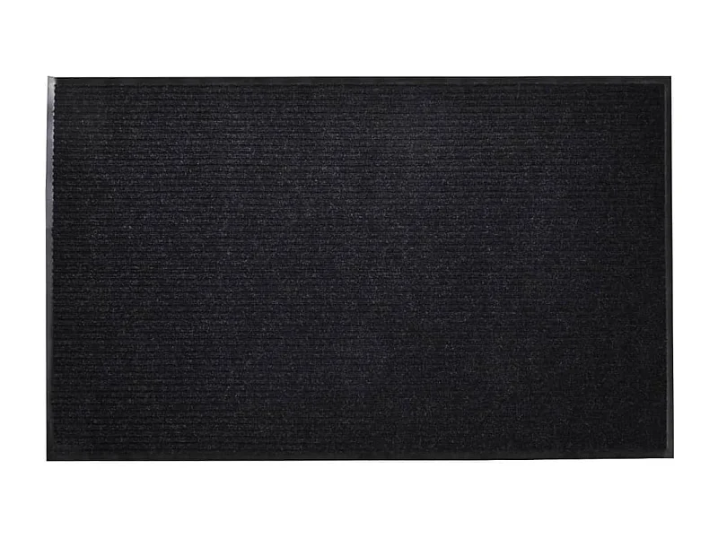 Czarny Dywanik PVC 90 x 150 cm Antypoślizgowy i Łatwy w Czyszczeniu