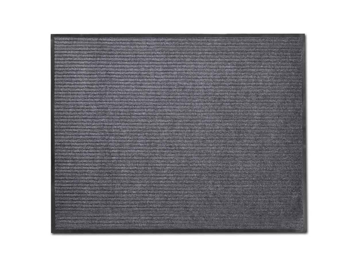 Tapis d entrée PVC Gris 90 x 150 cm