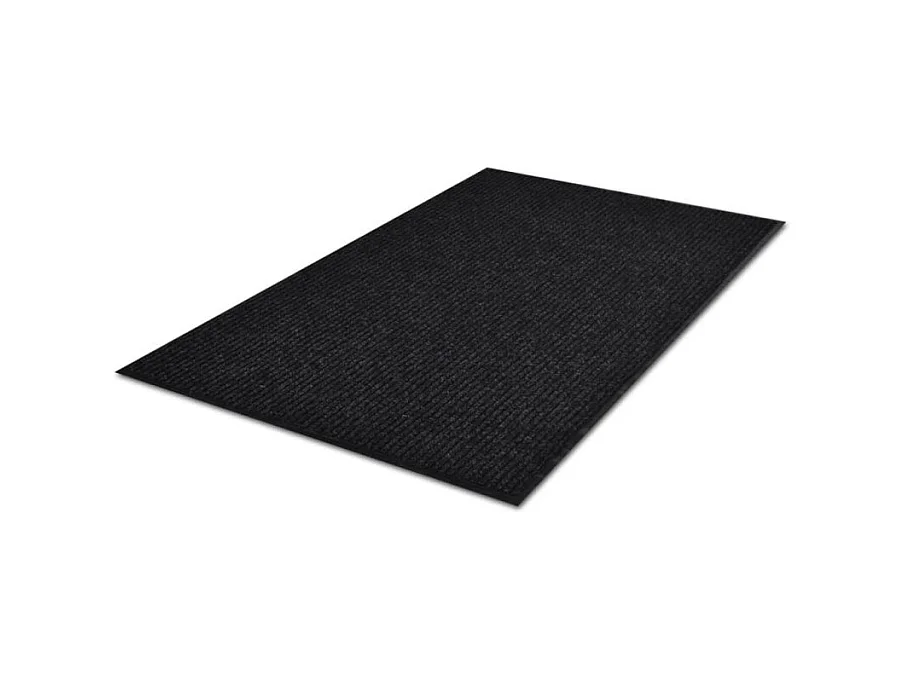 Czarny matowy dywanik z PVC 90 x 120 cm