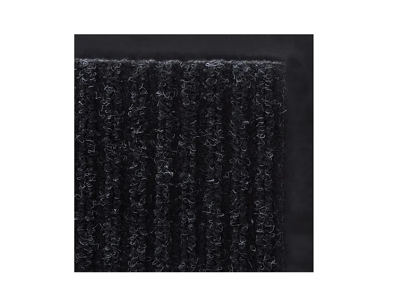 Czarny matowy dywanik z PVC 90 x 120 cm