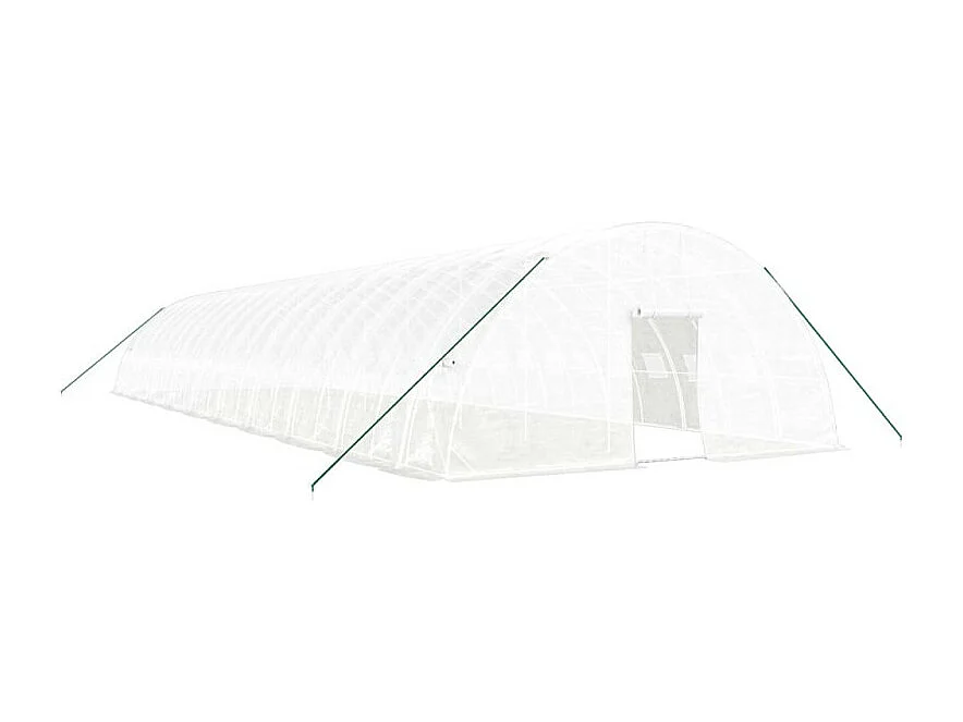 Estufa de Aço Galvanizado 120 m² para Jardinagem - Estrutura Robusta e Durável