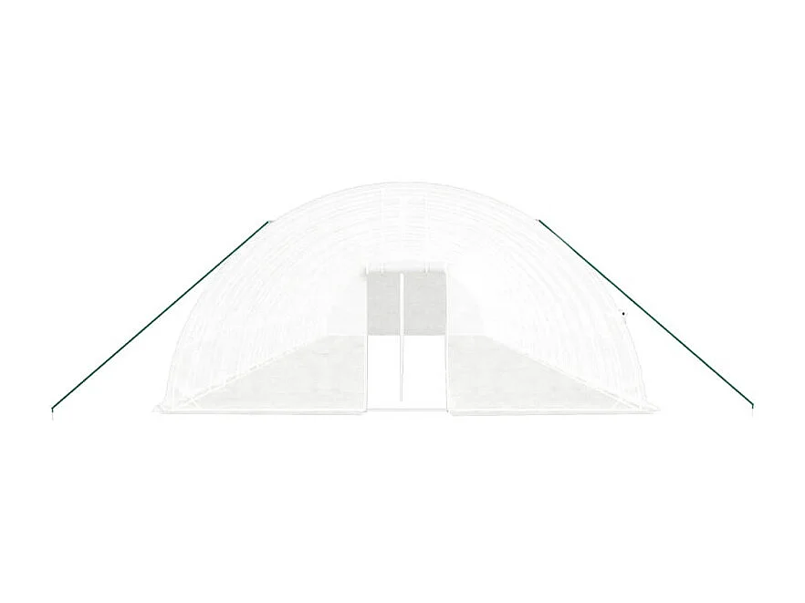 Estufa de Aço Galvanizado 120 m² para Jardinagem - Estrutura Robusta e Durável