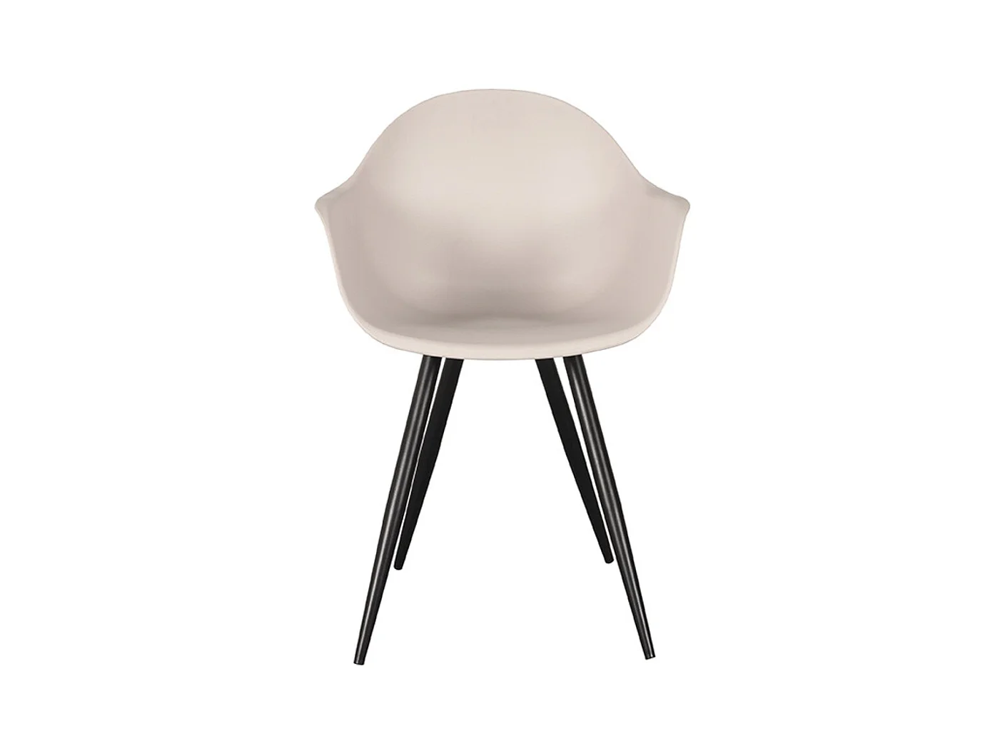 Chaise de salle à manger Luca - 58x54x85cm - Couleur sable - lot de 2