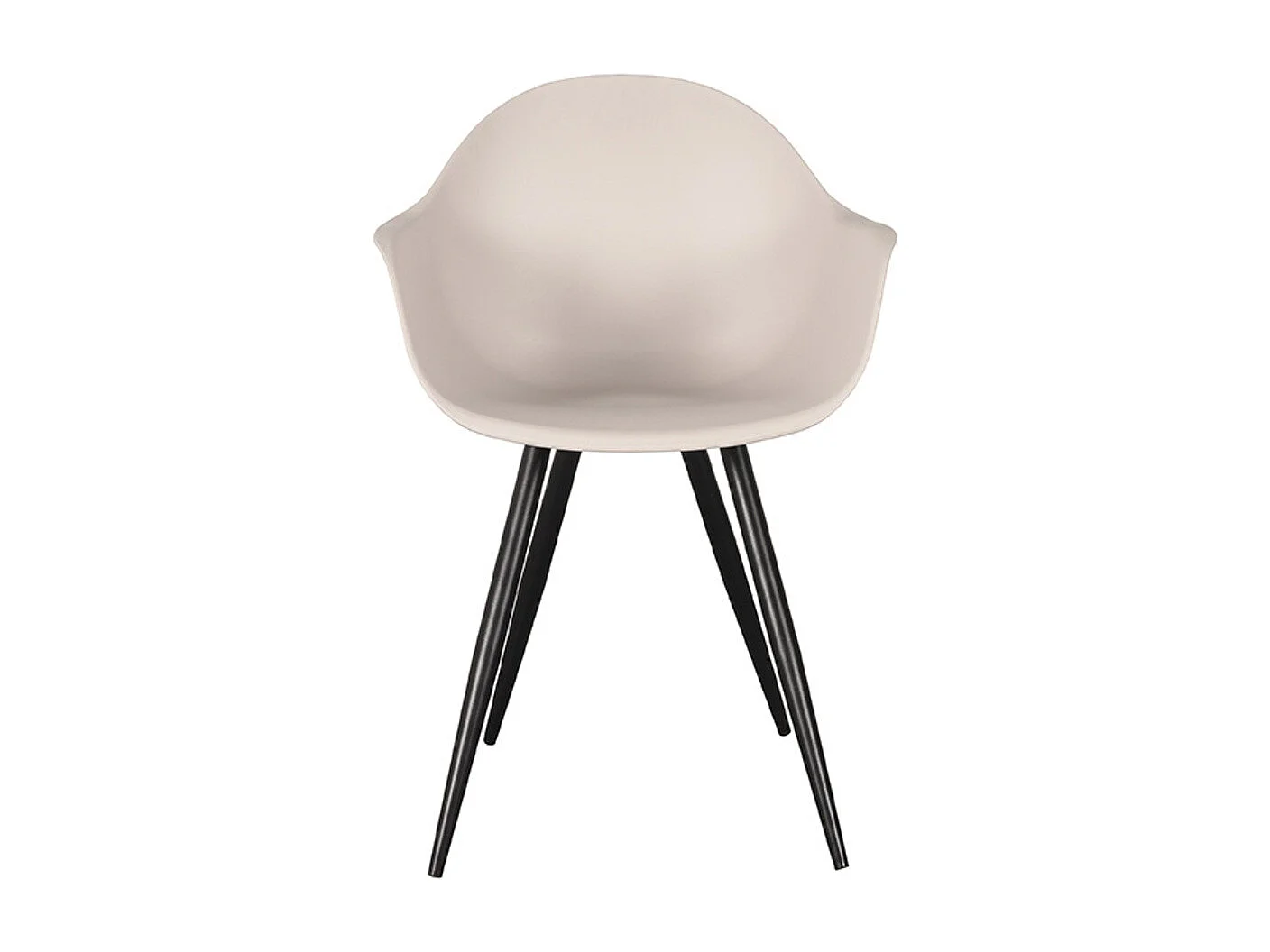 Chaise de salle à manger Luca - 58x54x85cm - Couleur sable - lot de 2