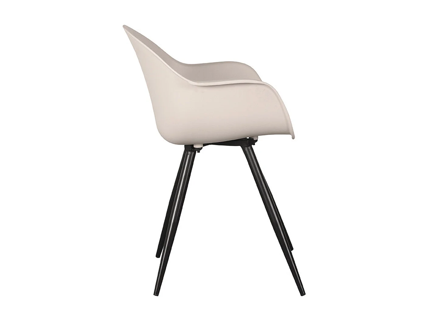 Chaise de salle à manger Luca - 58x54x85cm - Couleur sable - lot de 2