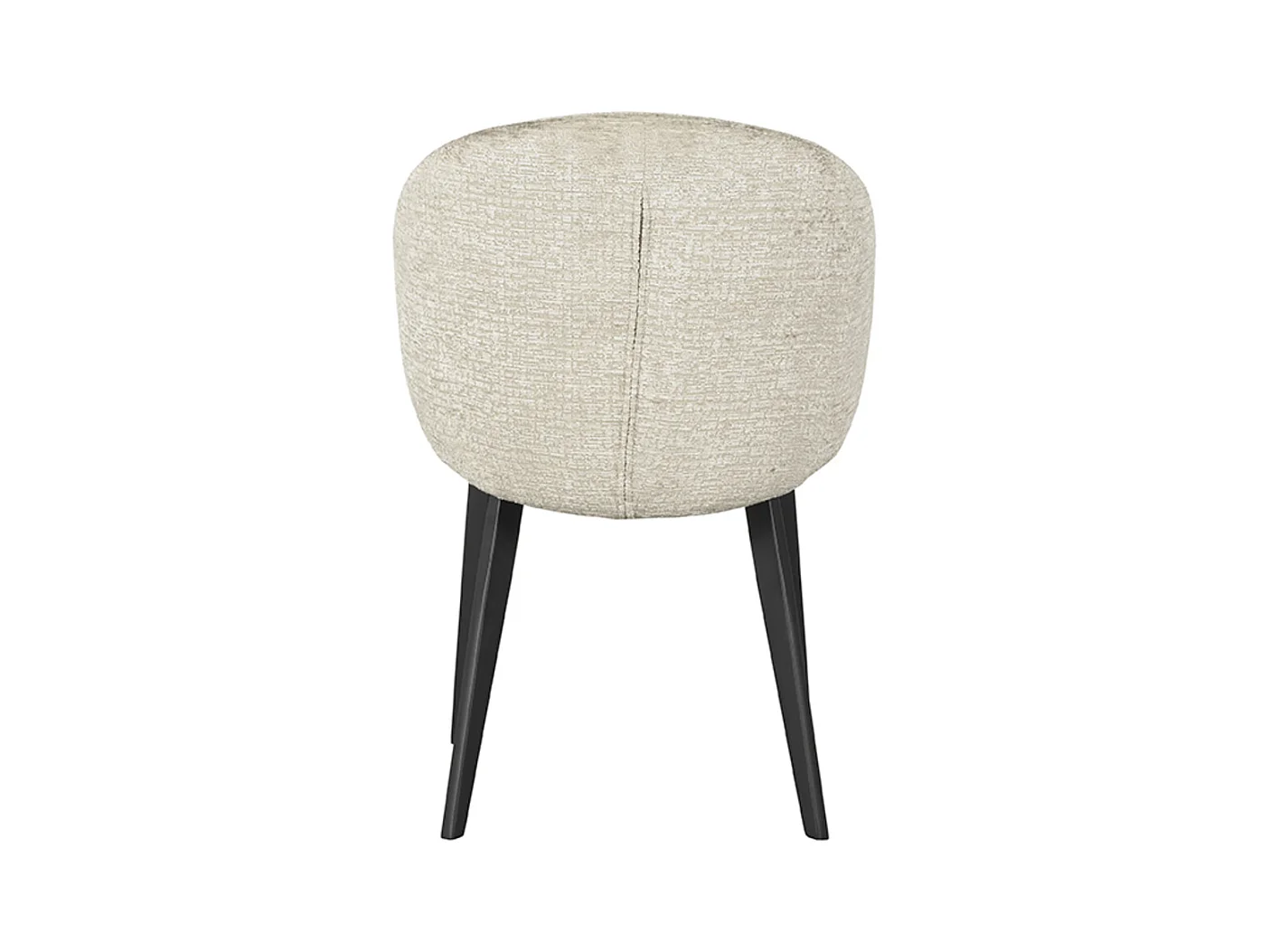 Chaise de salle à manger Logan - Beige - Velours - lot de 2