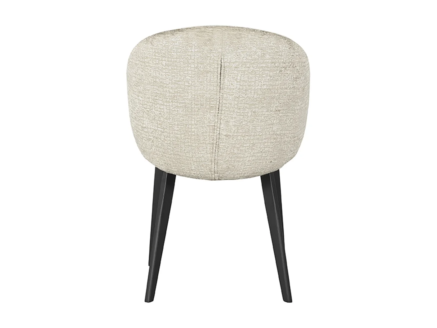 Chaise de salle à manger Logan - Beige - Velours - lot de 2