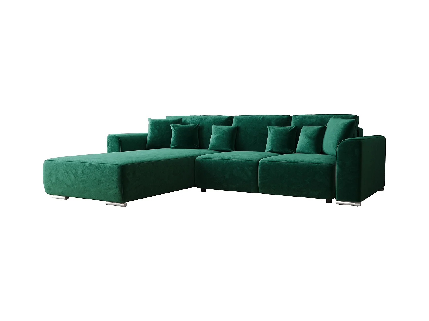 BEDANTE Ecksofa mit Schlaffunktion GUSTO L Monolith 37 Links