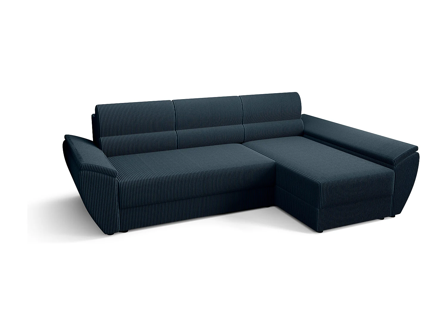 BEDANTE Ecksofa L REBI L3 Poso 05 Rechts mit Schlaffunktion,Hellbraun, L-Form, Sofa mit Stauraum, Bettkasten, Wohnzimmersofa, Couch, Sofa, Bettsofa