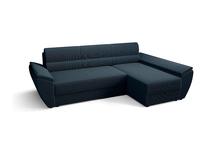 BEDANTE Ecksofa L REBI L3 Poso 05 Rechts mit Schlaffunktion,Hellbraun, L-Form, Sofa mit Stauraum, Bettkasten, Wohnzimmersofa, Couch, Sofa, Bettsofa