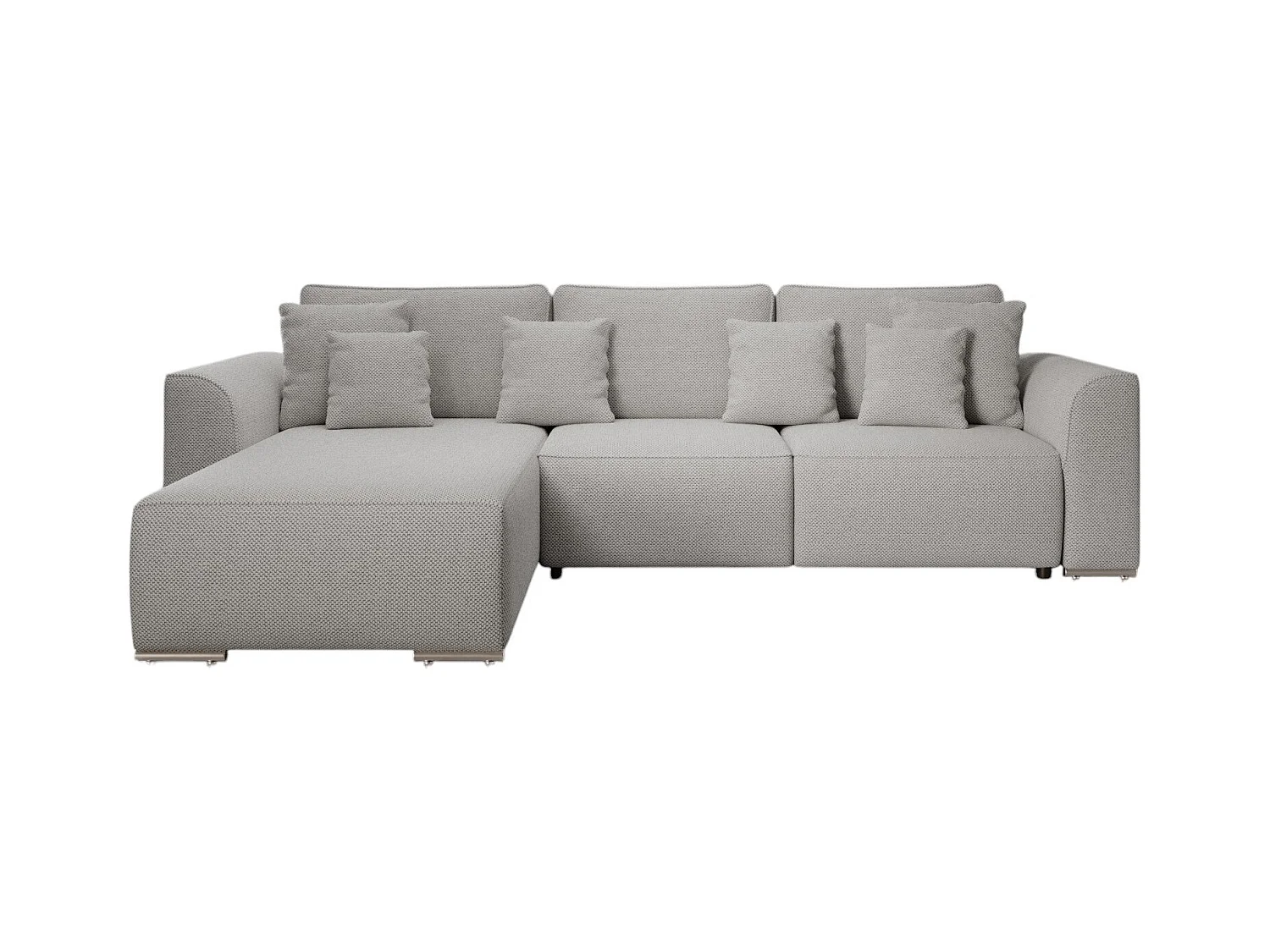 BEDANTE Canapé d'angle avec fonction de couchage GUSTO L Curio80 Gauche