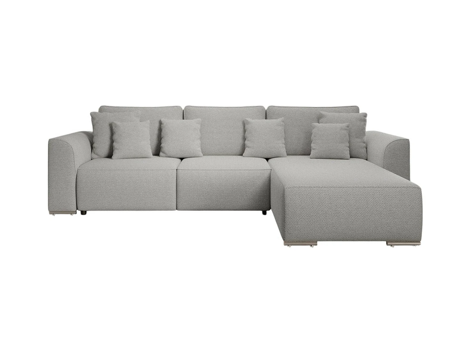 BEDANTE Canapé d'angle avec fonction de couchage GUSTO L Curio 80 Droite