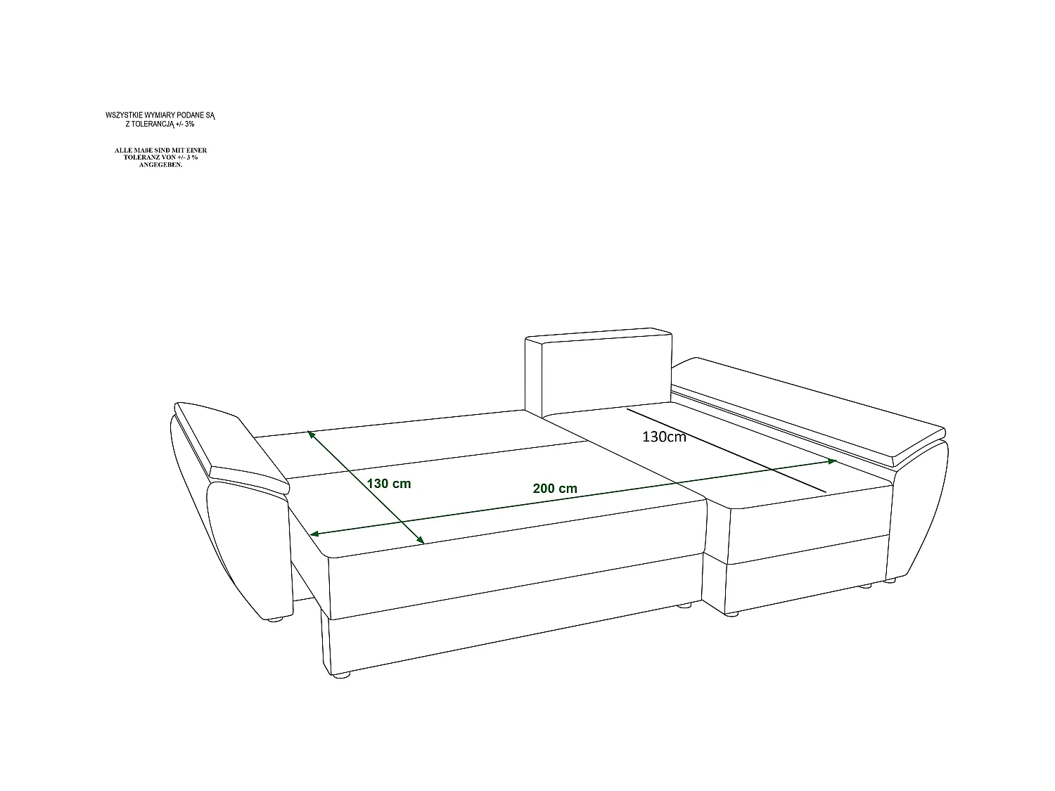 BEDANTE Ecksofa L REBI L3 Poso 01 Rechts mit Schlaffunktion,Senfton, L-Form, Sofa mit Stauraum, Bettkasten, Wohnzimmersofa, Couch, Sofa, Bettsofa