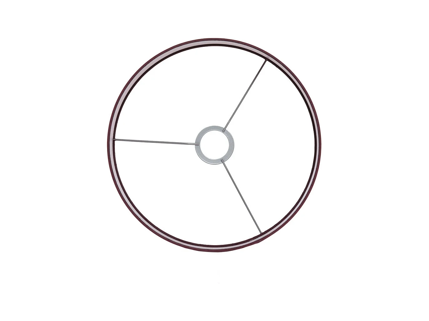 Abat-jour IMANI - Ø30x21cm - Rouge