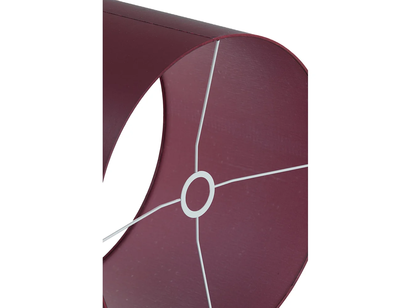 Abat-jour IMANI - Ø30x21cm - Rouge