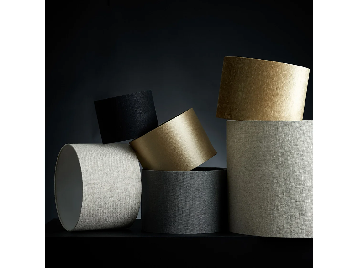 Abat-jour LIVIGNO - Ø30x21cm - Marron