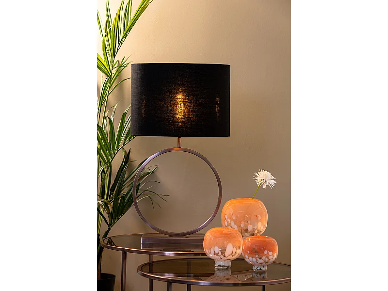 Abat-jour LIVIGNO - 45x21x32cm - Noir