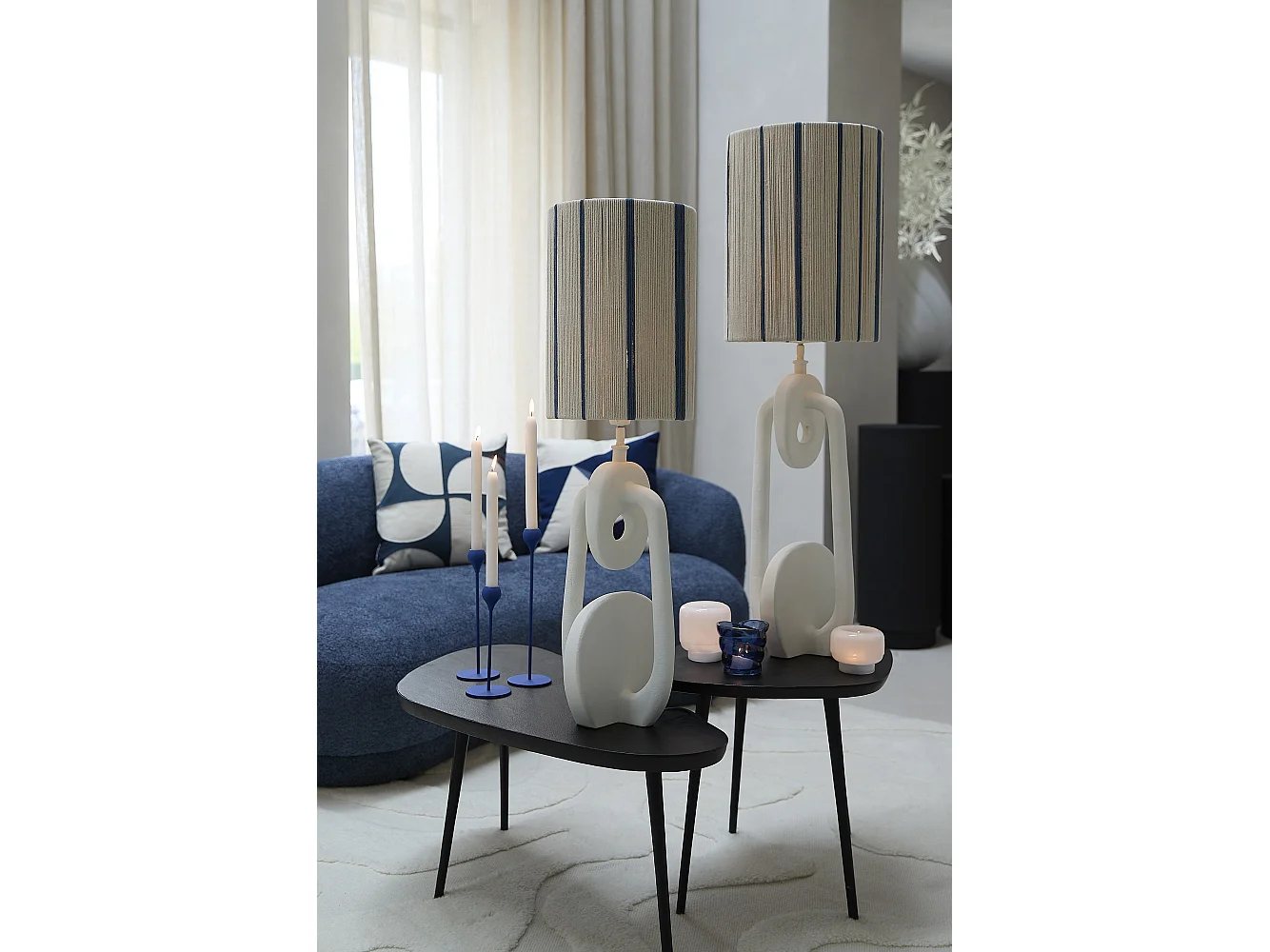 Lampenkap MEDAN - Ø30x40cm - Wit