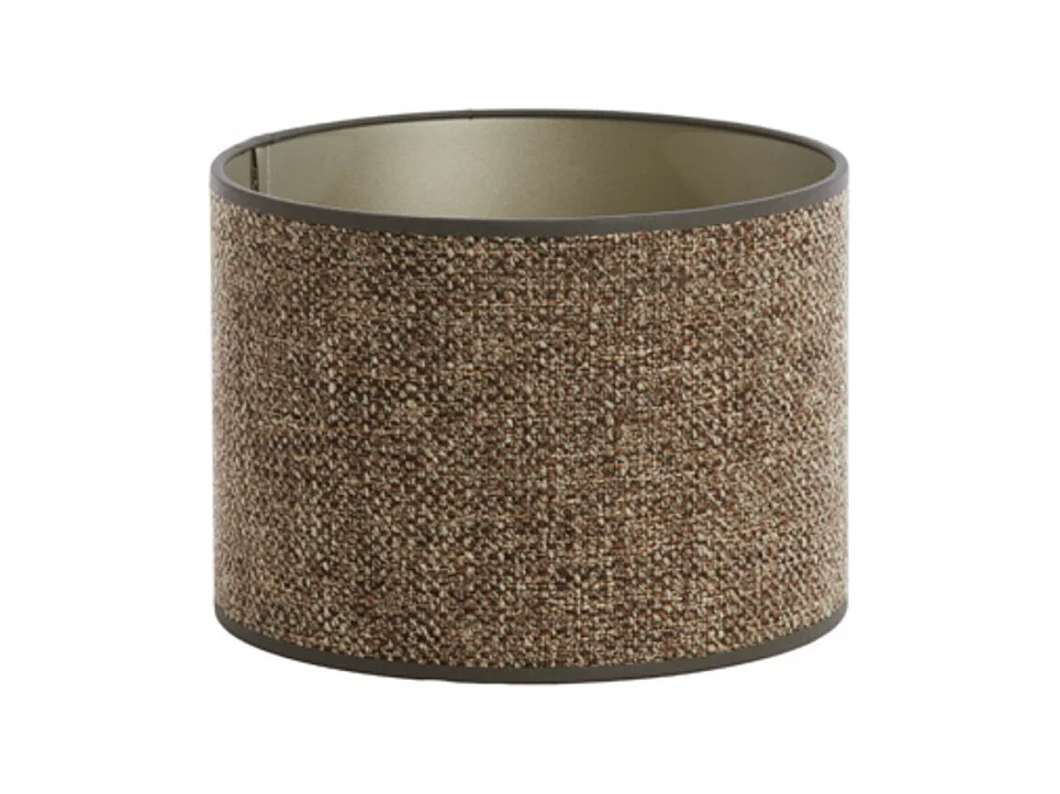 Abat-jour SAVERNA - Ø25x18cm - Marron