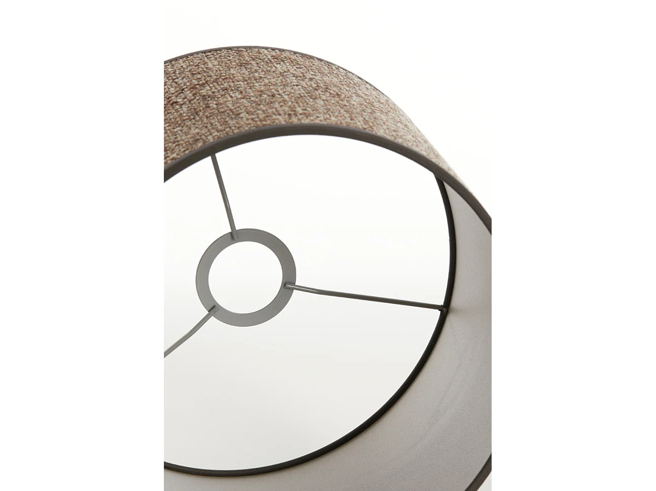 Abat-jour SAVERNA - Ø25x18cm - Marron