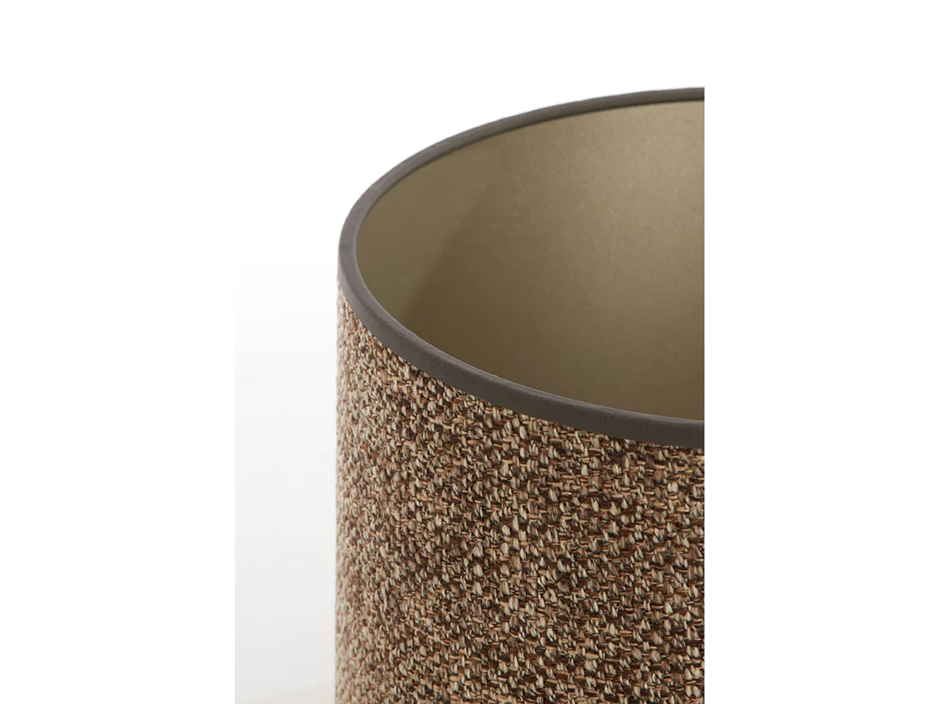 Abat-jour SAVERNA - Ø25x18cm - Marron