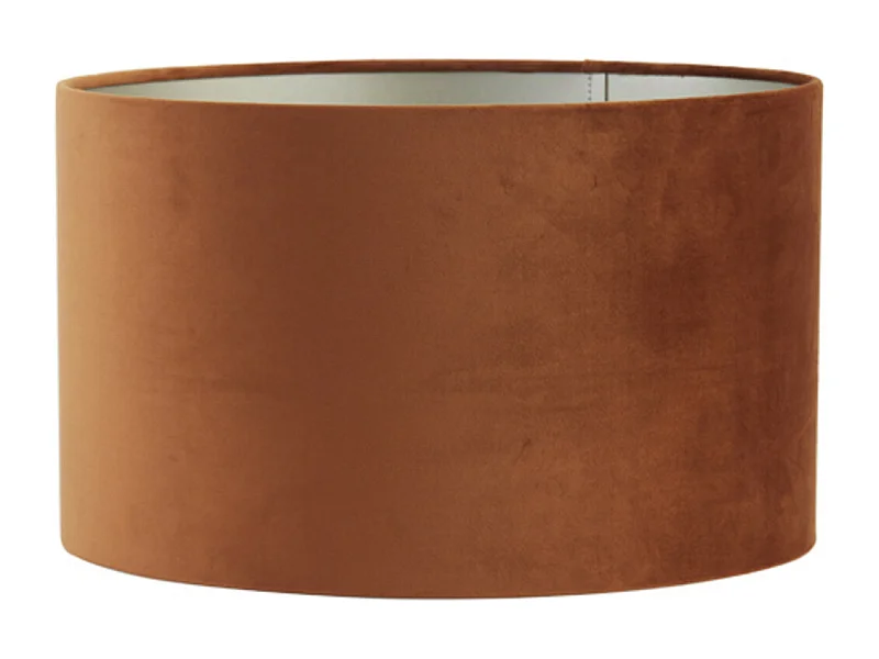 Abat-jour VELOURS - Ø35x21cm - Orange