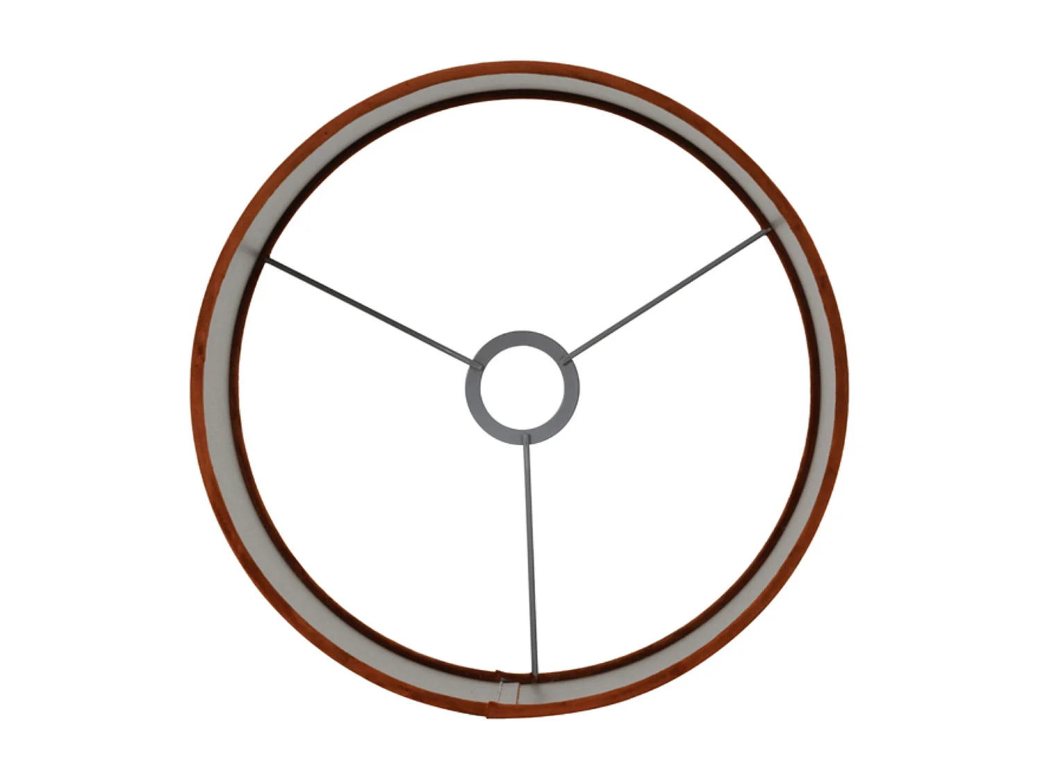 Abat-jour VELOURS - Ø35x21cm - Orange