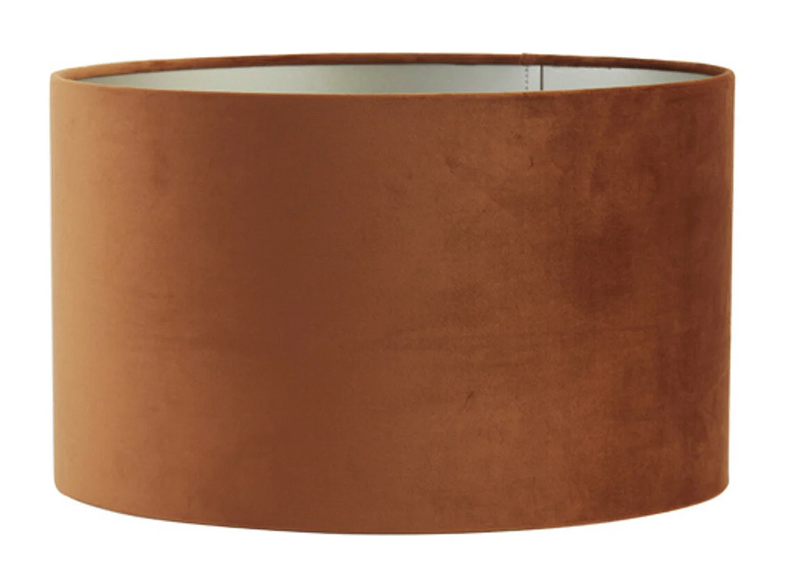 Abat-jour VELOURS - Ø35x21cm - Orange