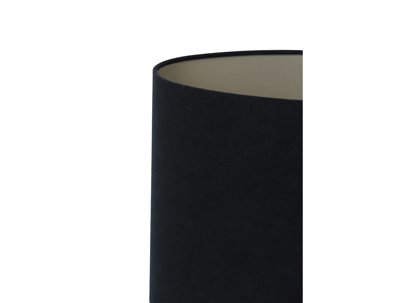 Abat-jour VELOURS - 38x17,5x28cm - Noir