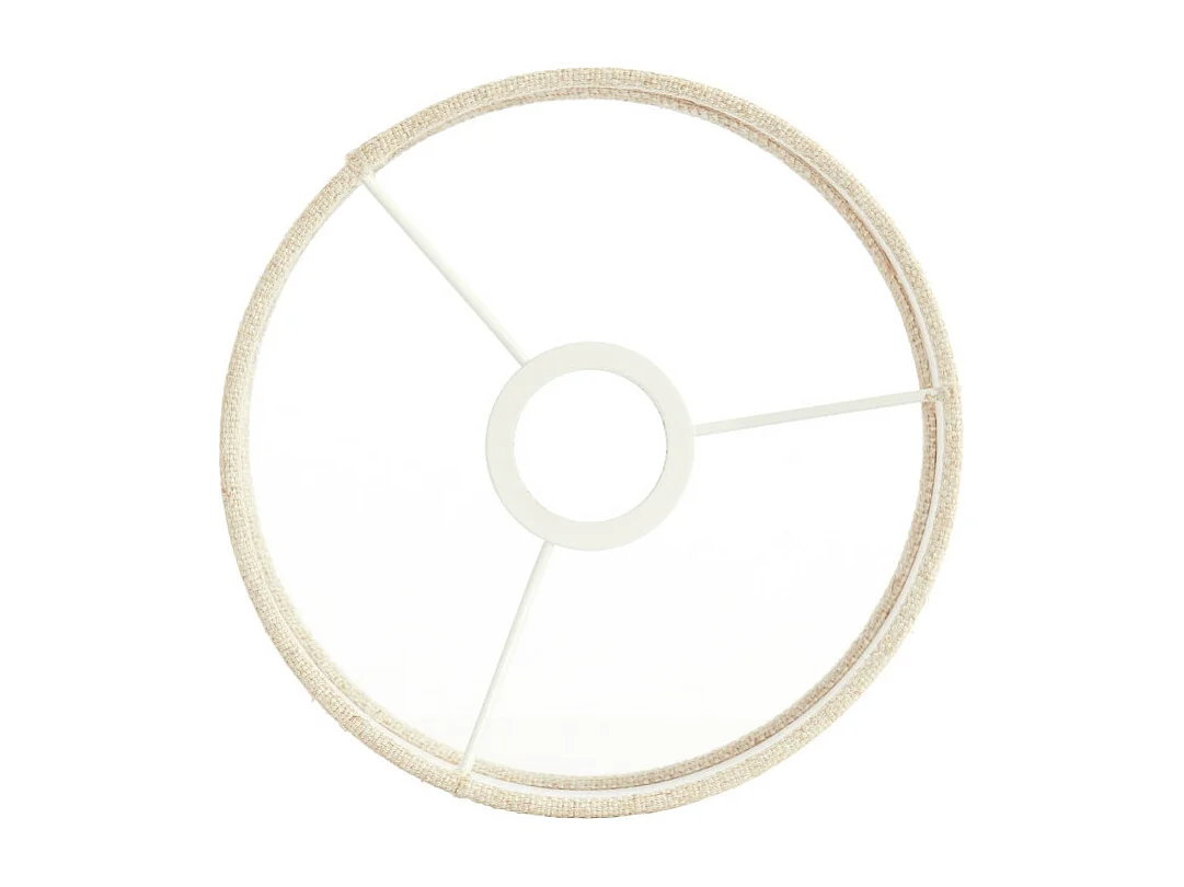 Abat-jour LIVIGNO - Ø20x15cm - Marron