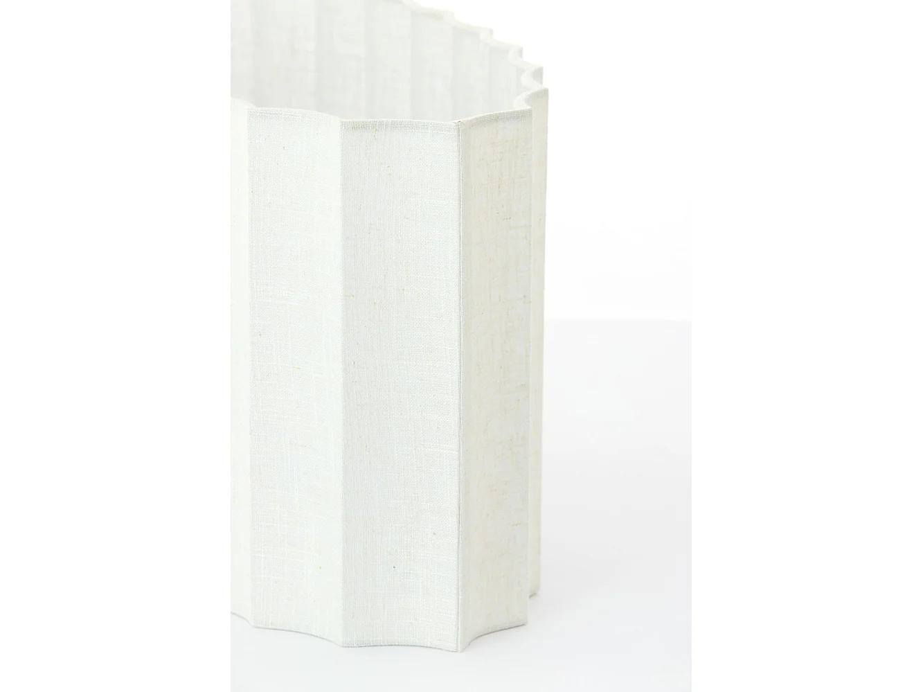 Abat-jour DISLI - 38x17,5x19cm - Blanc