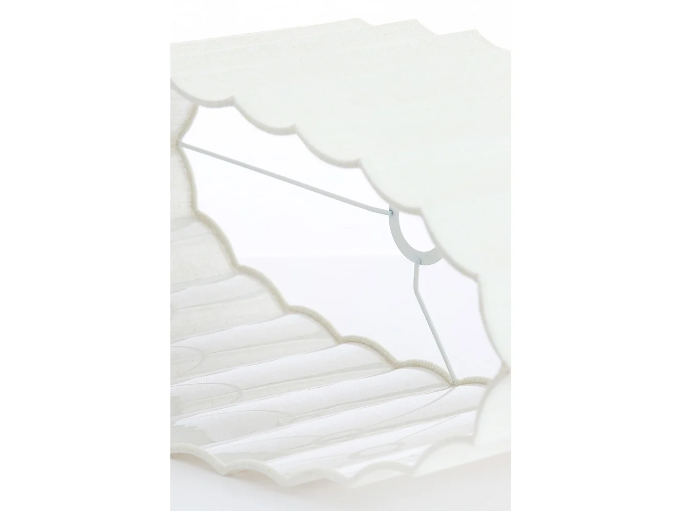Abat-jour DISLI - 38x17,5x19cm - Blanc
